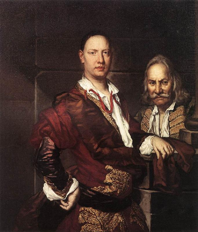 GHISLANDI, Vittore Portrait of Giovanni Secco Suardo and his Servant  fgh china oil painting image